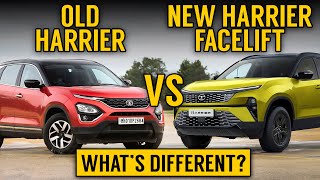 Harrier facelift 2023 VS old Harrier  Whats New in Harrier Facelift Tata Harrier 2023 launched [upl. by Lakym]