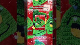 Gorro del Grinch creacioneslubella crochet shortsyoutube short grinch navidad knitting reel [upl. by Adnaval611]