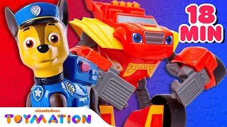 Best Hero Rescue Moments w PAW Patrol Blaze and the Monster Machines and More Toys  Toymation [upl. by Nej]