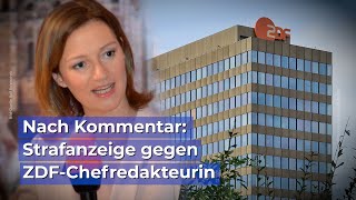 Strafanzeige gegen ZDFChefredakteurin [upl. by Cappella]