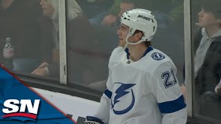 Nikita Kucherov Dekes Through Defence To Set Up Brayden Points Second Goal Of Game [upl. by Chae]