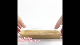 sushi paper tray from anhui kailai packaging kitchenware ecofriendly sushi enviromentalfriendly [upl. by Anderegg756]