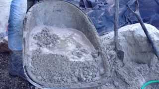 R1  Mortar Mix Step by Step for Artificial Rocks  top coat [upl. by Nabila]