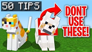 50 TIPS AND TRICK To Survive 100 Days in Hardcore Minecraft [upl. by Ondine]