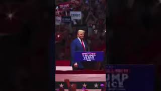 Trump takes the stage to 20000 roaring fans at Madison Square Garden for historic rally shorts [upl. by Caty6]