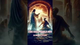 quotJesus Heals a Crippled Manquot shorts bible biblestories [upl. by Leahplar]