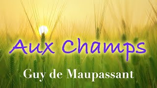 Livre audio  Aux Champs Guy de Maupassant [upl. by Barthel784]