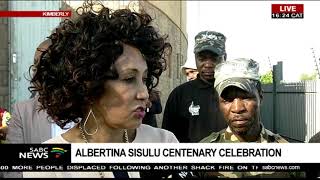 Lindiwe Sisulu on Albertina Sisulu Centenary celebrations in Kimberley [upl. by Nirac]