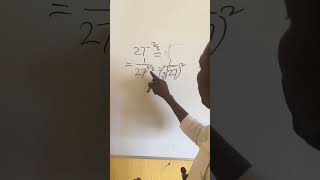 how to solve negative power of indices maths mathematics [upl. by Chader]