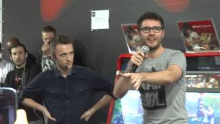 Cyprien et Squeezie a leur arriver a la PGW [upl. by Meehahs]