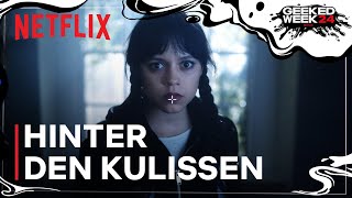 Wednesday Staffel 2  Erster Blick hinter die Kulissen  Netflix [upl. by Gnad]