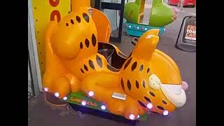 Jolly Roger Garfield kiddie ride mute [upl. by Nnylatsyrc]