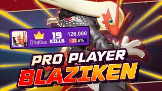 How a PRO Player DOMINATES the GAME with Blaziken  126K SoloQ Ranked Gameplay  Pokemon UNITE [upl. by Onilegna]