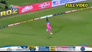 Jofra Archer Unbelievable Catch of Ishan Kishan Today  MI vs RR IPL 2020Jofra Archer Catch Today [upl. by Wiggins460]