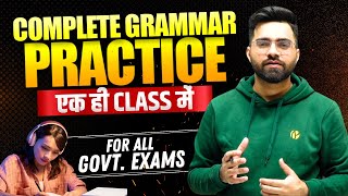 English Grammar Practice for all Competitive Exams  SSC CGLCHSLCPO  Bank POClerk  NDACDS [upl. by Asilet139]