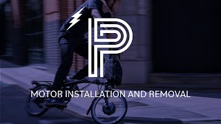 Brompton Electric PLine  motor installation and removal [upl. by Ailegave]