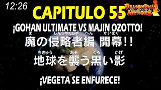 DRAGON BALL HEROES CAPITULO 55 COMPLETO GOHAN ULTIMATE VS MAJIN OZOTTO ¡VEGETA SE ENFURECE MANGA [upl. by Erasaec]