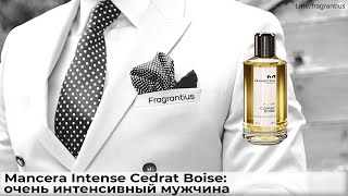 Mancera Intense Cedrat Boise очень интенсивный мужчина [upl. by Ahseit]