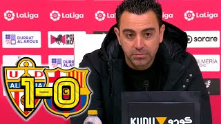 Rueda de prensa XAVI UD ALMERIA 10 FC BARCELONA [upl. by Chickie]