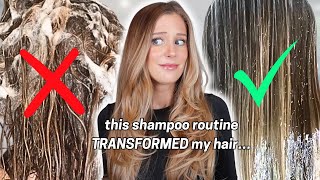 The Shampoo Routine That TRANSFORMED My Hair How to Shampoo like a Pro for Scalp  Hair Health [upl. by Marjy161]