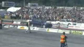 BMW E34 1000 Hp Motor Drag Race [upl. by Susej712]