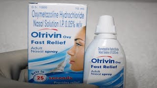 Otrivin oxy Fast Relief Nasal Spray Review Hindi How to Use Nasal Spray [upl. by Idisahc841]