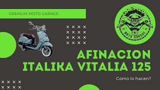 Afinación Italika Vitalia 125 [upl. by Ykcul109]