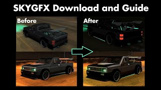 GTA SA SkyGfx mod Download and Basic Guide For Glowing Neons in TuningMod [upl. by Esilehs]