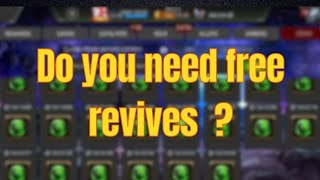 Do you need free revives  a best option for Necropolis and compensation from kabam mcoc [upl. by Alyakcim]