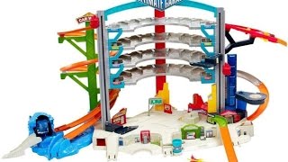 HOT WHEELS ULTIMATE GARAGE PLAYSET with SHARK ATTACK PART 2 [upl. by Nabe]