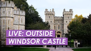 LIVE Outside Windsor Castle After Kate Cancer Announcement [upl. by Garrison]