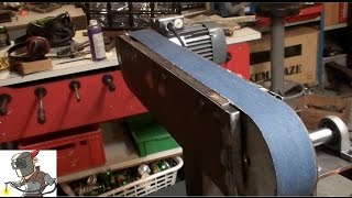 DIY 2x72quot belt grinder part 2 of 3 [upl. by Winthorpe]