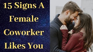 15 Subtle Signs A Female Coworker Likes You  How to tell if a female coworker likes you quiz [upl. by Esineg]