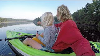 Exploring Tobyhanna State Park By KAYAK We saw a BEAR [upl. by Kcirddot]