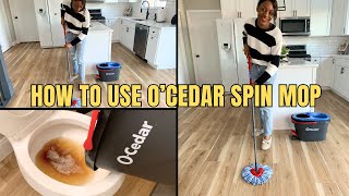 How To Use The O’Cedar RinseClean Spin Mop The Right Way [upl. by Fortune]