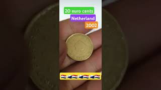 20 Euro Cents 2002 Netherland Coin ytshorts coin euro [upl. by Warila]