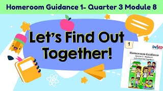 HOMEROOM GUIDANCE 1 QUARTER 3 MODULE 8  TEACHER DIANALYN [upl. by Suixela]