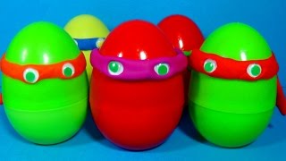 PlayDoh Ninja TURTLES surprise eggs unboxing TMNT eggs For Kids For Baby MymillionTV [upl. by Aloise]