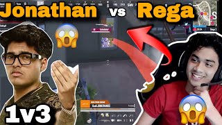 GOAT for restion 🔥 Jonathan vs Rega 😱 Jonathan 1v3 🚨 [upl. by Floeter]