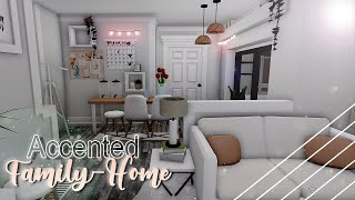 Accented Family home  2story  Roblox  Bloxburg  House Build [upl. by Waterman442]