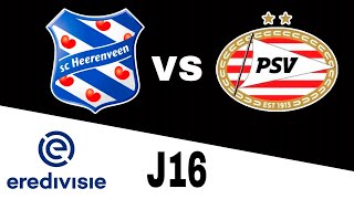 Heerenveen 10 PSV en vivo Eredivisie Jornada 16 [upl. by Amiarom]