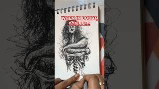 When in doubt Scribble art shorts youtubeshorts scribbleart trending viralshorts [upl. by Aisercal61]