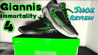 Giannis Immortality 4 Shoe Review [upl. by Seuqirdor833]