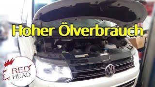 Hoher Ölverbrauch beim VW T5 20 TDI Bi Turbo Motorcode CFCA [upl. by Nanis]