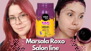 Máscara Matizadora Marsala Roxo da Salon LIne  Cabelo Marsala [upl. by Sharyl]