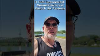 May 11 2024 3rd DRK charity run Germersheim 5k and visit to Germersheim Fortress running [upl. by Atinuaj]