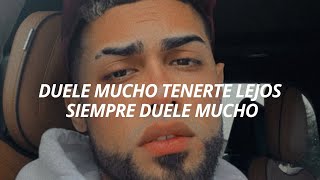 Duele Mucho Jay Wheeler  Letra  duele mucho tenerte lejos duele mucho jay wheeler [upl. by Ettebab701]