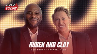 AUSD Today Ruben amp Clay Kick off Tour at Arcadia High Schools Performing Arts Center [upl. by Tedd]