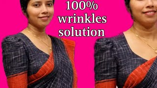 High neck double katori blouse cutting perfect method [upl. by Apeed306]