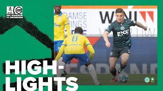 Highlights RKC Waalwijk  FC Groningen [upl. by Leahcym]